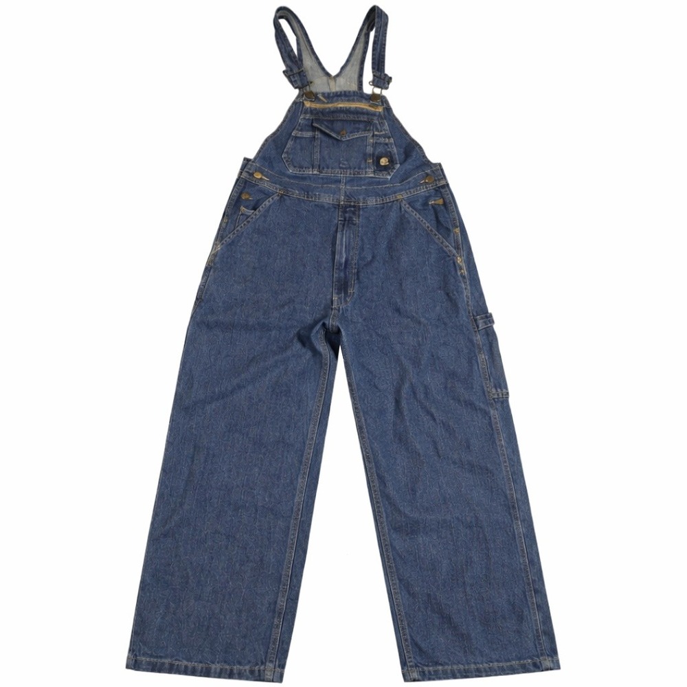 Berne‎ B910SWD Denim Bib Overalls 36x30 Dark Wash Workwear